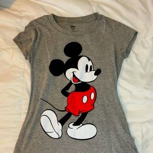 Grey Mickey Mouse T-shirt